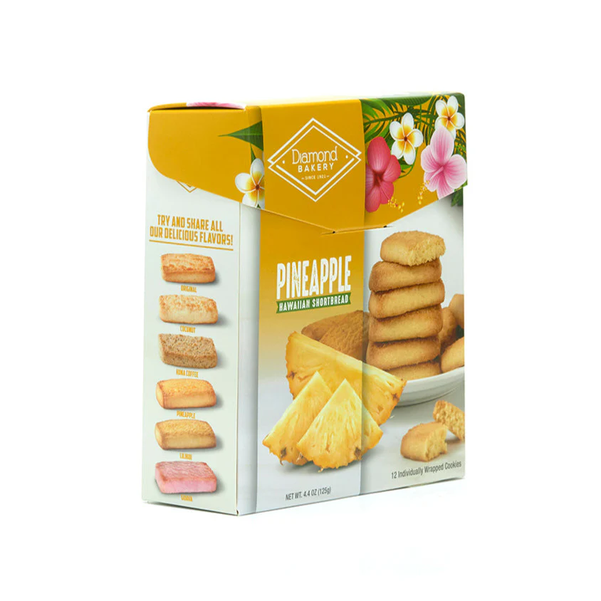 Hawaiian Shortbread Cookies, Pineapple (4.4oz) - Image 3